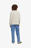 JJXX Jxabbie Kadın Bej Sweatshirt 12259894-Moonbeam