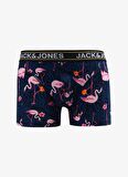 Jack & Jones Çok Renkli Erkek Boxer JACPINK FLAMINGO TRUNKS 3 PACK SN