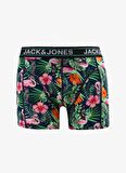 Jack & Jones Çok Renkli Erkek Boxer JACPINK FLAMINGO TRUNKS 3 PACK SN