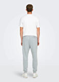 Only & Sons Normal Açık Gri Erkek Eşofman Altı ONSLIAM REG PANTS TRACKSUIT NOOS