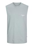 Jack & Jones Erkek Sıfır Kollu Oversize T-shirt - 12256503