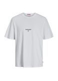 Jack & Jones Bisiklet Yaka Beyaz Erkek T-Shirt JORMARBELLA BACK TEE SS CREW NECK