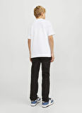 Jack & Jones Baskılı Beyaz Erkek Çocuk T-Shirt 12258924