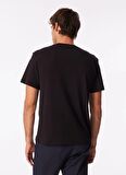 Jack & Jones Bisiklet Yaka Siyah Erkek T-Shirt JORMARBELLA FRONT TEE SS CREW NECK