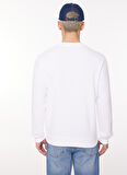 Jack & Jones Bisiklet Yaka Beyaz Erkek Sweatshırt 12261175_JPRBLULOGO SWEAT CREW EXC