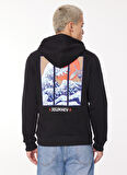 Jack & Jones Kapüşon Yaka Siyah Erkek Sweatshırt 12261176_JORBEHIND SWEAT HOOD EXC