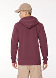 Jack & Jones Kapüşon Yaka Bordo Erkek Sweatshırt 12261177_JORLOUI SWEAT HOOD EXC