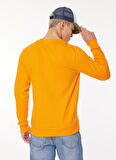 Jack & Jones Bisiklet Yaka Turuncu Erkek Sweatshırt 12261180_JORSILVERLAKE SWEAT CREW