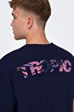 ONLY & SONS ONSMERVYN LIFE RLX SUMMER SS TEE 22029519 LACİVERT