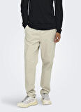 Only & Sons Normal Bel Normal Ekru Erkek Chino Pantolon ONSLINUS TAP CORDUROY 0185 PANT NOO