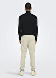 Only & Sons Normal Bel Normal Ekru Erkek Chino Pantolon ONSLINUS TAP CORDUROY 0185 PANT NOO