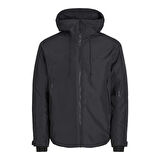Jack & Jones 12262093 Jcosummit Padded Shell Jacket Sn Siyah