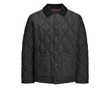 Jack Jones Jprblucalep Quilted Erkek Günlük Mont 12262454-BLACK Siyah