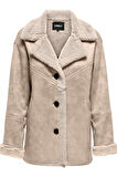 ONLYLVA BONDED COLLAR COAT CC OTW KREM 15322037 