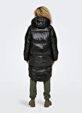Only Siyah Kadın Kaban ONLSKY OVERSIZED PUFFER COAT CC OTW