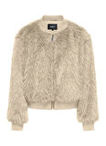 Only Krem Kadın Mont ONLMANNY FAUX FUR BOMBER CC OTW