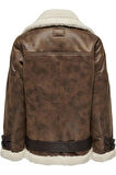ONLOLYMPIA FAUX  BONDED BIKER CC OTW KAHVERENGİ 15322432