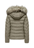 Only Açık Kahve Kadın Mont ONLNEWLUNA QUILTED JACKET CC OTW