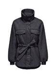 Only Antrasit Kadın Mont ONLERIKA MIX JACKET LIFE CC OTW