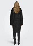 Only Siyah Kadın Kaban ONLCATALINA SHAGGY COAT CS OTW