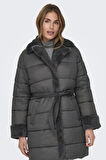 ONLCUBA FAUX FUR PUFFER COAT CC OTW ANTRASİT15322452 