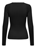 15324606 ONLMEDDI LS BUTTON DETAIL O-NECK