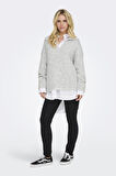 ONLMAGGIE LIFE LS SPLIT NECK CC KNT GRİMELANJ15324310 