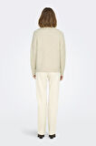 ONLMAGGIE LIFE LS SPLIT NECK CC KNT BEYAZ 15324310 