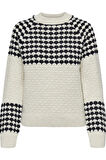 ONLCANADA LS PULLOVER CC KNT KREM 15327590