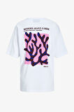 JJXX Jxcarol Kadın Beyaz T-Shirt 12259864-BrightWhite