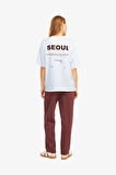 JJXX Jxnelly Kadın Beyaz T-Shirt 12260615-BrightWhite