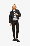 JJXX Jxsena Quılted Jacket Otw Sn Kadın Siyah Mont 12258499-Black