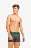 Jack & Jones Jacethan Erkek Bordo Boxer 12260072-DarkGreyMelange