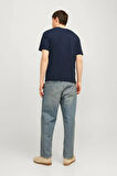 Jack & Jones JJECORP LOGO TEE PLAY Erkek  Lacivert Tişört
