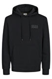 JJECORP LOGO SWEAT HOOD NOOS SİYAH-2