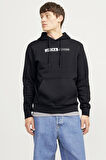 JJECORP LOGO SWEAT HOOD PLAY NOOS 12233599 SİYAH1