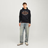 Jack Jones Sweat Hood Logo 2 Col