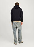 Jack & Jones Kapüşon Yaka Siyah Erkek Sweatshırt 12256534_JJELEGACY SWEAT HOOD NOOS