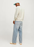 Jack & Jones Bisiklet Yaka Bej Erkek Sweatshırt 12257853_JJECHARGE SWEAT CREW NECK