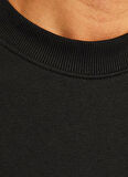 Jack & Jones Bisiklet Yaka Siyah Erkek Sweatshırt 12259945_JJEURBAN EDGE SWEAT CREW N