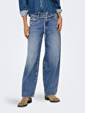 Only Onlgianna Straight Dot596 Kadın Denim Pantolon
