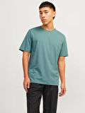 Erkek JJEORGANIC BASIC TEE SS O-NECK NOOS T-Shirt-Mavi | S