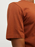 Erkek JJEORGANIC BASIC TEE SS O-NECK NOOS T-Shirt-Tarçın | M
