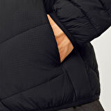 Jack & Jones 12256983 Erkek  Siyah Mont & Kaban