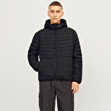 Jack & Jones 12256983 Erkek  Siyah Mont & Kaban