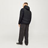 Jack & Jones 12256983 Erkek  Siyah Mont & Kaban