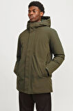 Erkek JJEKEEN Kapüşonlu Parka SN - Haki | XL