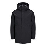 Jack & Jones 12258403 Jjekeen Parka Sn Siyah