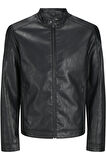 JJEDYLAN CLEAN PU JACKET NOOS SİYAH 12261195