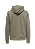 Only & Sons Kapüşon Yaka Açık Haki Erkek Sweatshırt ONSCONNOR AUTHENTIC REG HOODIE SWEA